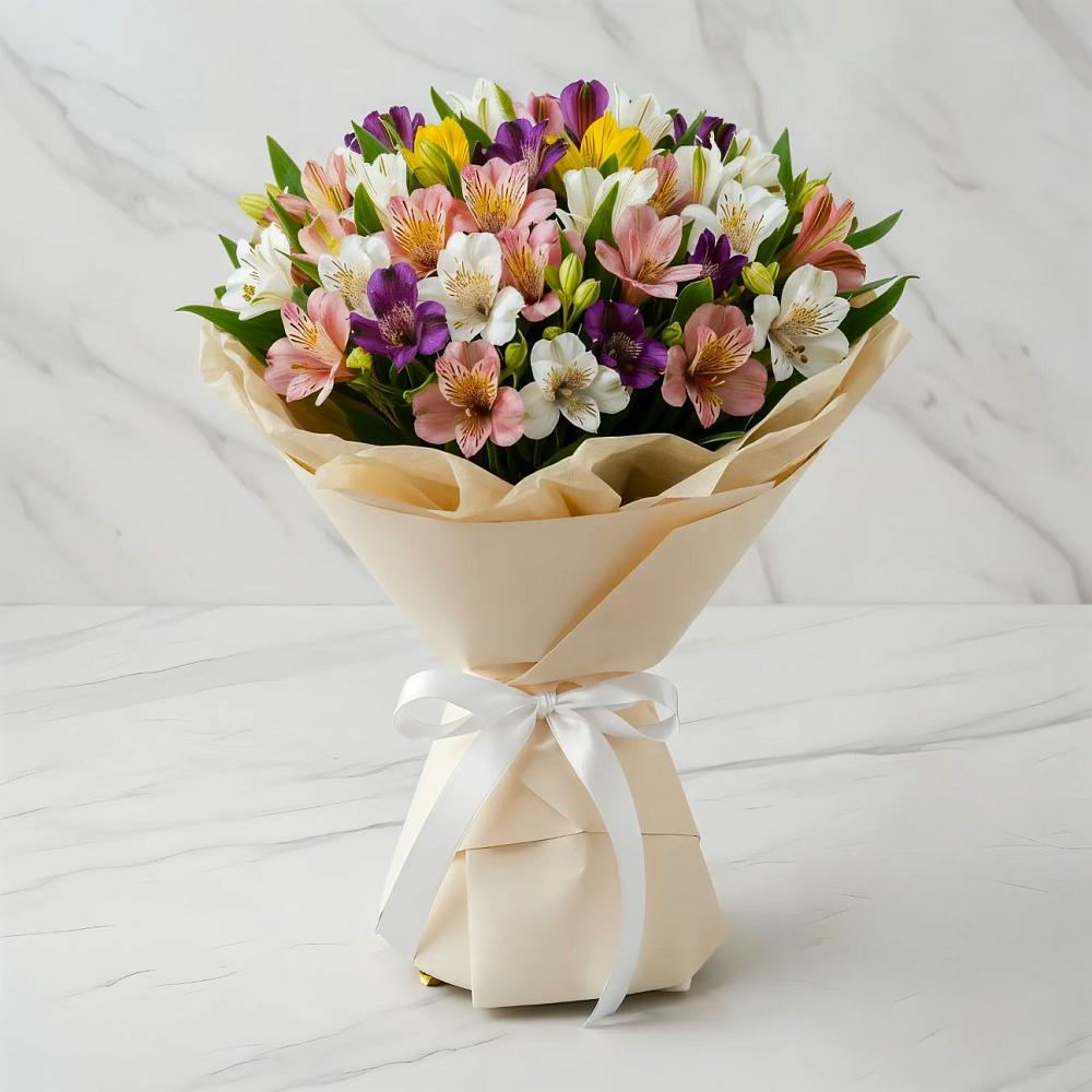 Букет цветов из: Альстромерии в Мытищах