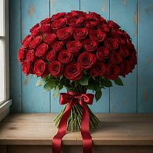 Букет Красные розы Блэк Меджик в Мытищах