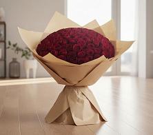 Букет 101 Красная роза в Мытищах