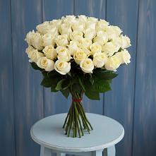 Букет 51 Белая роза Эдлесс Лав #REPLACE_PRED# Мытищах