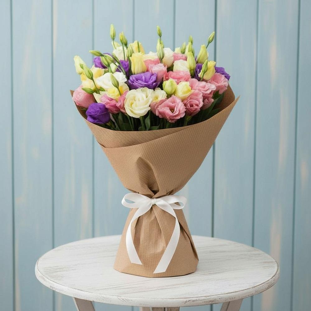 Букет цветов из: Лизиантусы в Мытищах