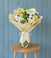 Букет цветов из:  Хризантемы и Розы #REPLACE_PRED# Мытищах