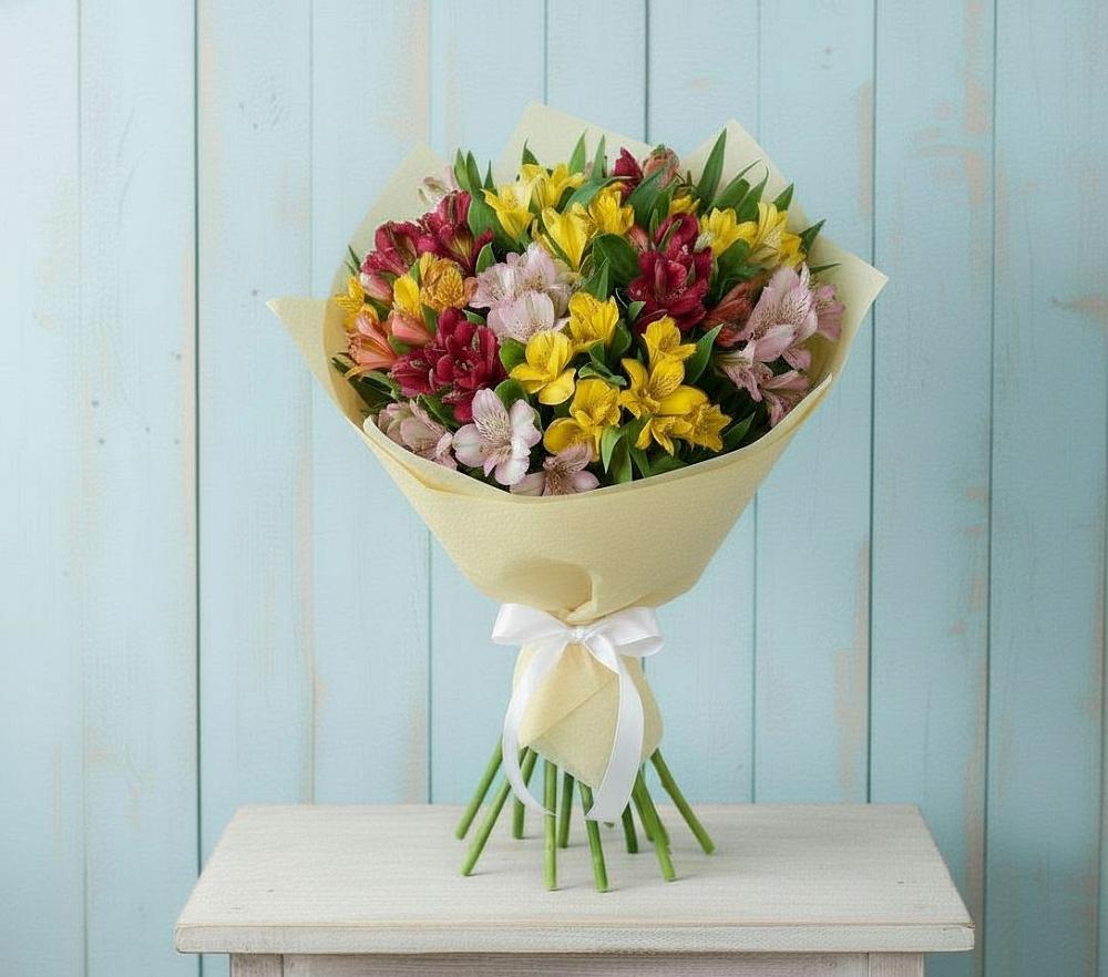 Букет цветов из: Альстромерии в Мытищах